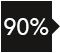 90% badge